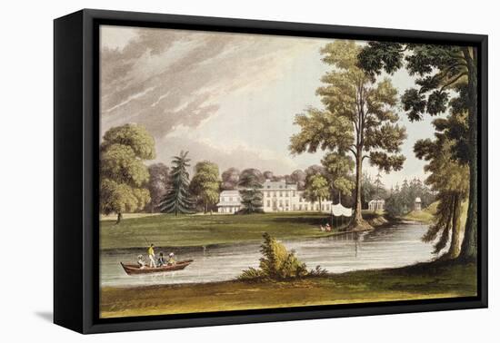 Stoke Place, from Ackermann's 'Repository of Arts', Published C.1826-John Gendall-Framed Premier Image Canvas