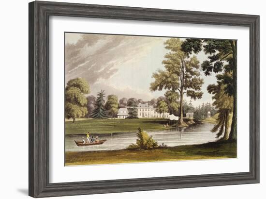 Stoke Place, from Ackermann's 'Repository of Arts', Published C.1826-John Gendall-Framed Giclee Print