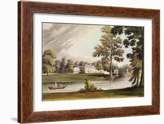 Stoke Place, from Ackermann's 'Repository of Arts', Published C.1826-John Gendall-Framed Giclee Print