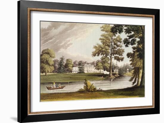 Stoke Place, from Ackermann's 'Repository of Arts', Published C.1826-John Gendall-Framed Giclee Print