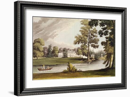 Stoke Place, from Ackermann's 'Repository of Arts', Published C.1826-John Gendall-Framed Giclee Print