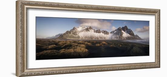 Stokksnes Mountain Panoramic-Philippe Manguin-Framed Photographic Print