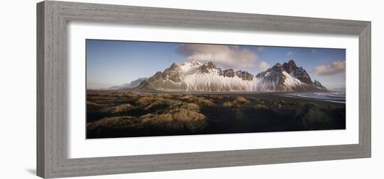 Stokksnes Mountain Panoramic-Philippe Manguin-Framed Photographic Print