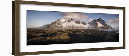 Stokksnes Mountain Panoramic-Philippe Manguin-Framed Photographic Print