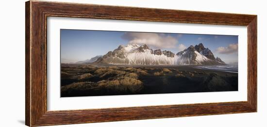 Stokksnes Mountain Panoramic-Philippe Manguin-Framed Photographic Print