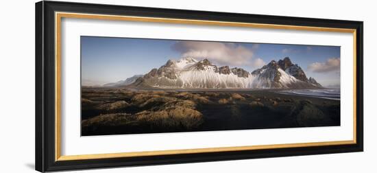 Stokksnes Mountain Panoramic-Philippe Manguin-Framed Photographic Print