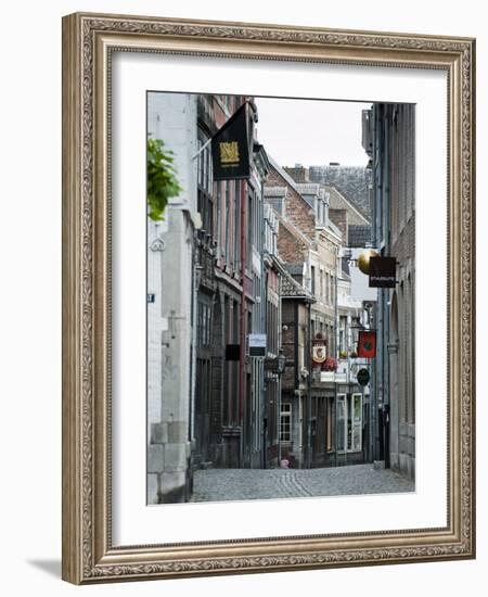 Stokstraat (Stok Street), Maastricht, Limburg, the Netherlands, Europe-Emanuele Ciccomartino-Framed Photographic Print