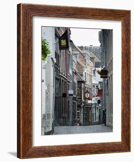 Stokstraat (Stok Street), Maastricht, Limburg, the Netherlands, Europe-Emanuele Ciccomartino-Framed Photographic Print