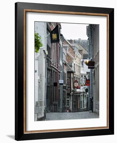 Stokstraat (Stok Street), Maastricht, Limburg, the Netherlands, Europe-Emanuele Ciccomartino-Framed Photographic Print