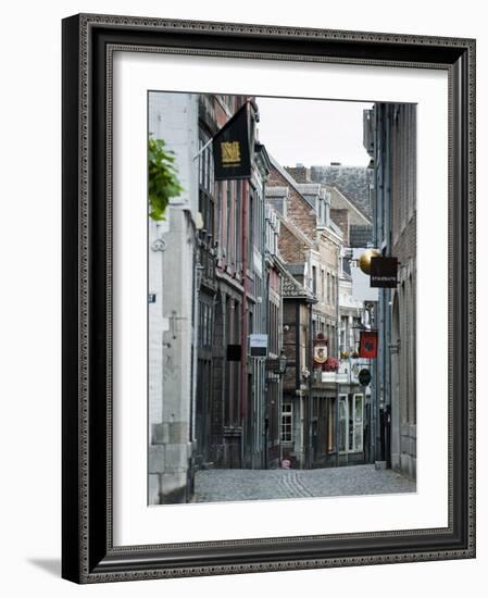 Stokstraat (Stok Street), Maastricht, Limburg, the Netherlands, Europe-Emanuele Ciccomartino-Framed Photographic Print