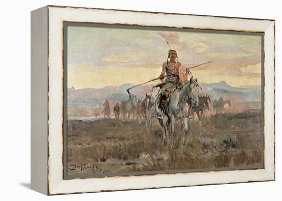 Stolen Horses, 1911-Charles Marion Russell-Framed Premier Image Canvas