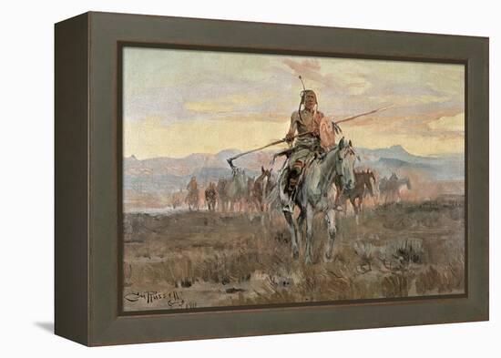 Stolen Horses, 1911-Charles Marion Russell-Framed Premier Image Canvas