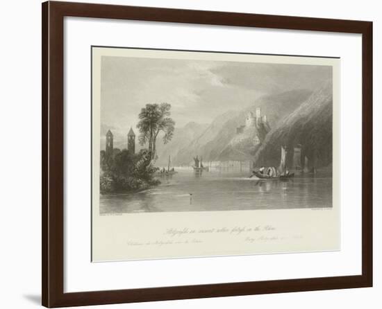 Stolzenfels, an Ancient Robber-Fortress on the Rhine-null-Framed Giclee Print