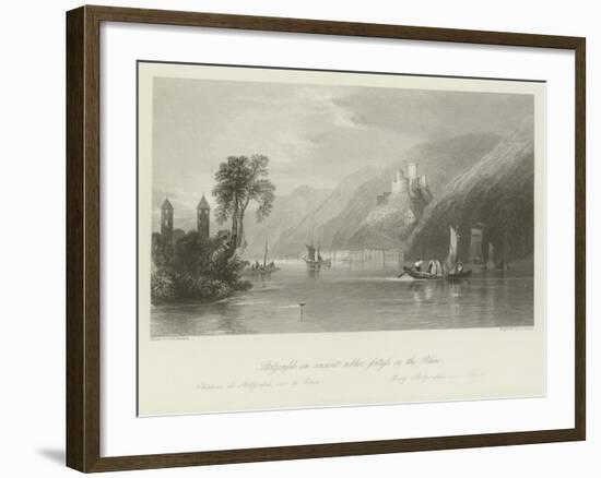 Stolzenfels, an Ancient Robber-Fortress on the Rhine-null-Framed Giclee Print