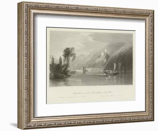 Stolzenfels, an Ancient Robber-Fortress on the Rhine-null-Framed Giclee Print