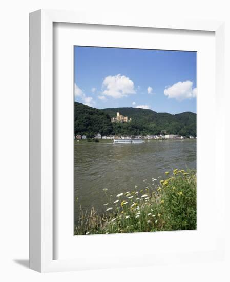 Stolzenfels Castle, Near Koblenz, Rhine Valley, Germany-Hans Peter Merten-Framed Photographic Print