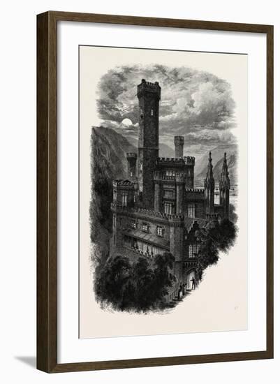 Stolzenfels Castle. the Rhine, Germany, 19th Century-null-Framed Giclee Print