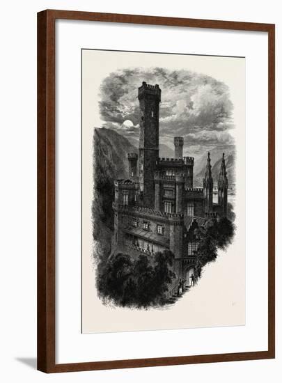 Stolzenfels Castle. the Rhine, Germany, 19th Century-null-Framed Giclee Print