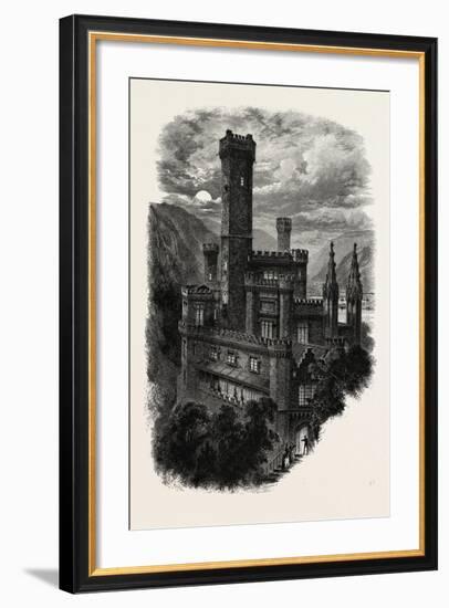 Stolzenfels Castle. the Rhine, Germany, 19th Century-null-Framed Giclee Print