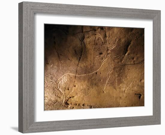 Stone-age Cave Art, Asturias, Spain-Javier Trueba-Framed Photographic Print