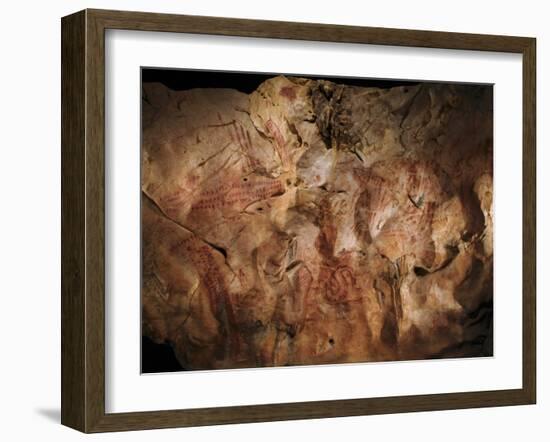 Stone-age Cave Paintings, Asturias, Spain-Javier Trueba-Framed Photographic Print