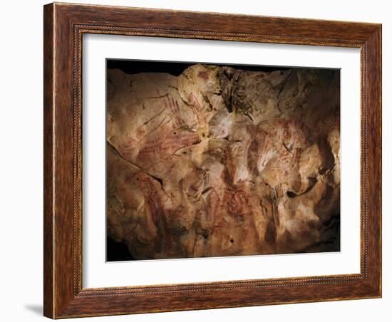 Stone-age Cave Paintings, Asturias, Spain-Javier Trueba-Framed Photographic Print