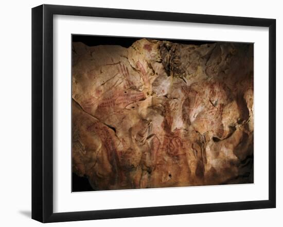 Stone-age Cave Paintings, Asturias, Spain-Javier Trueba-Framed Photographic Print