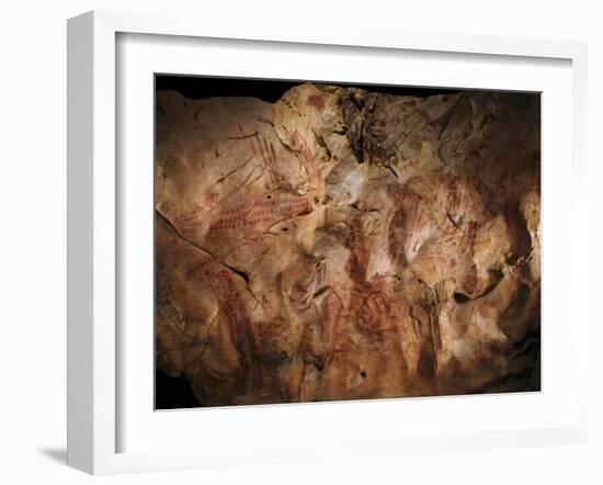 Stone-age Cave Paintings, Asturias, Spain-Javier Trueba-Framed Photographic Print