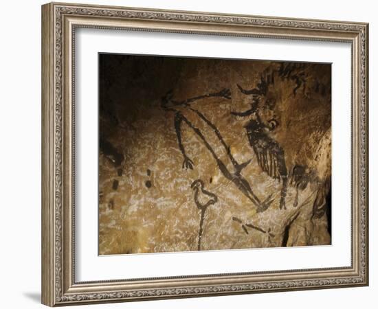 Stone-age Cave Paintings, Lascaux, France-Javier Trueba-Framed Photographic Print