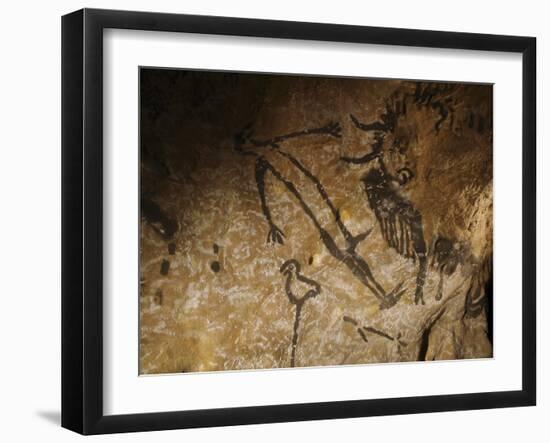 Stone-age Cave Paintings, Lascaux, France-Javier Trueba-Framed Photographic Print