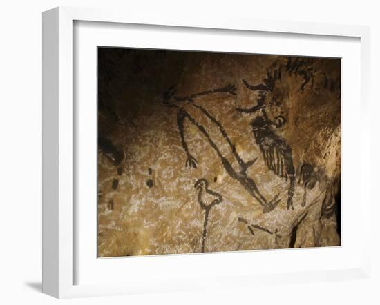 Stone-age Cave Paintings, Lascaux, France-Javier Trueba-Framed Photographic Print