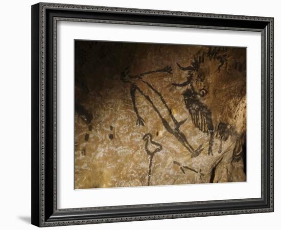 Stone-age Cave Paintings, Lascaux, France-Javier Trueba-Framed Photographic Print