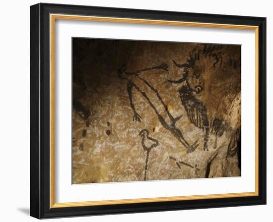 Stone-age Cave Paintings, Lascaux, France-Javier Trueba-Framed Photographic Print