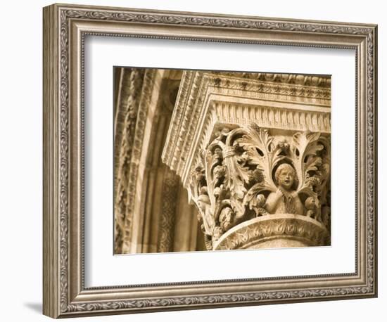 Stone arches and columns at entrance to Rector's Palace, Dubrovnik, Dalmatia, Croatia-Merrill Images-Framed Photographic Print