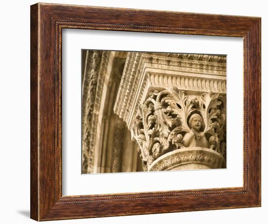 Stone arches and columns at entrance to Rector's Palace, Dubrovnik, Dalmatia, Croatia-Merrill Images-Framed Photographic Print