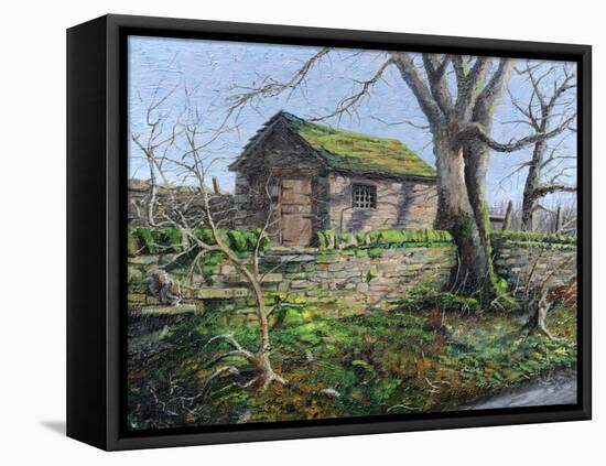 Stone Barn, Alport, Derbyshire, 2009-Trevor Neal-Framed Premier Image Canvas