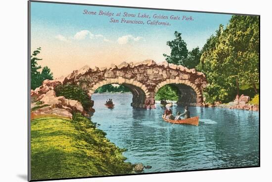 Stone Bridge, Golden Gate Park-null-Mounted Art Print