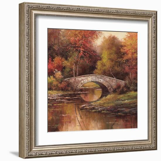 Stone Bridge-TC Chiu-Framed Art Print