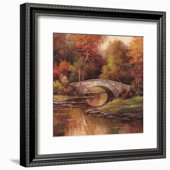 Stone Bridge-TC Chiu-Framed Art Print