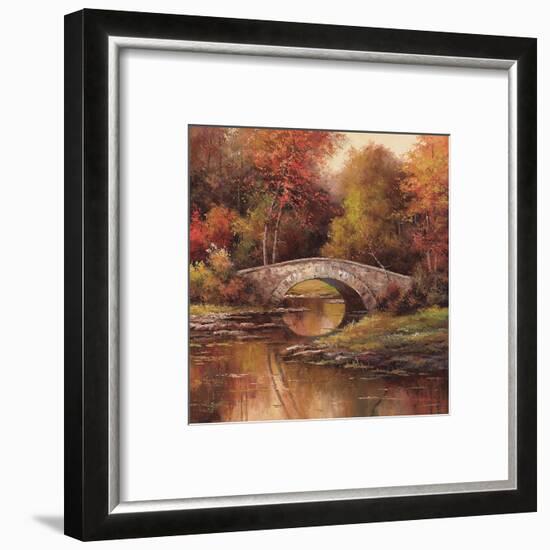 Stone Bridge-TC Chiu-Framed Art Print