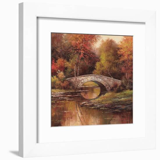 Stone Bridge-TC Chiu-Framed Art Print