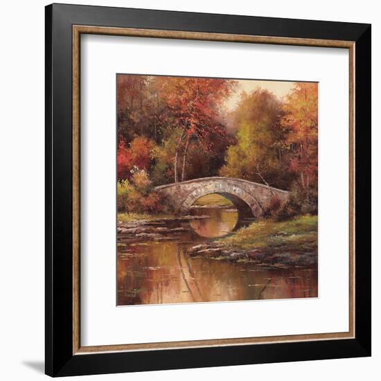 Stone Bridge-TC Chiu-Framed Art Print