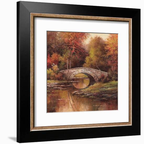 Stone Bridge-TC Chiu-Framed Art Print