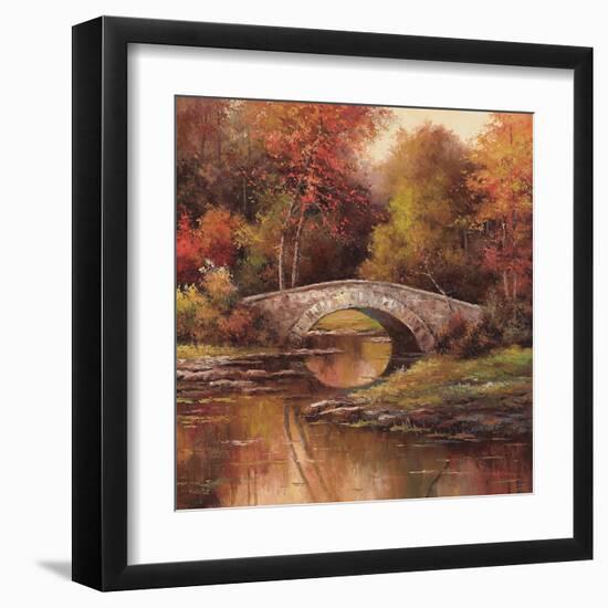 Stone Bridge-TC Chiu-Framed Art Print