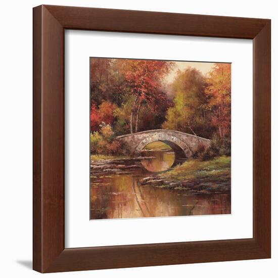 Stone Bridge-TC Chiu-Framed Art Print