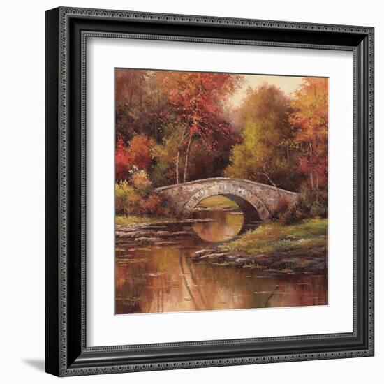 Stone Bridge-TC Chiu-Framed Art Print