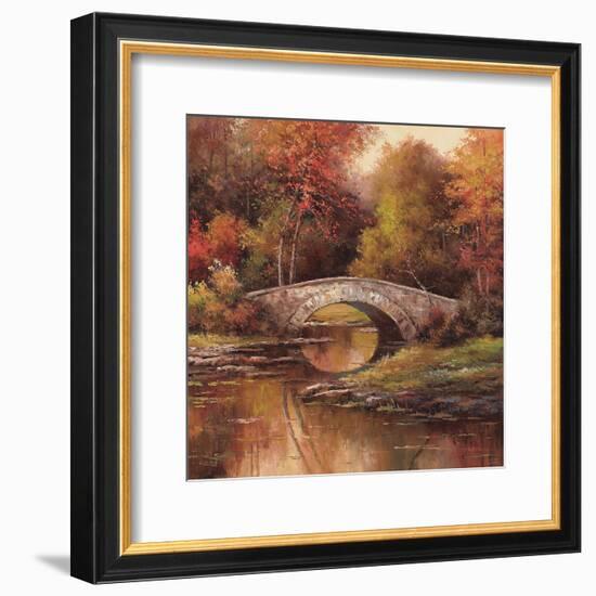 Stone Bridge-TC Chiu-Framed Art Print
