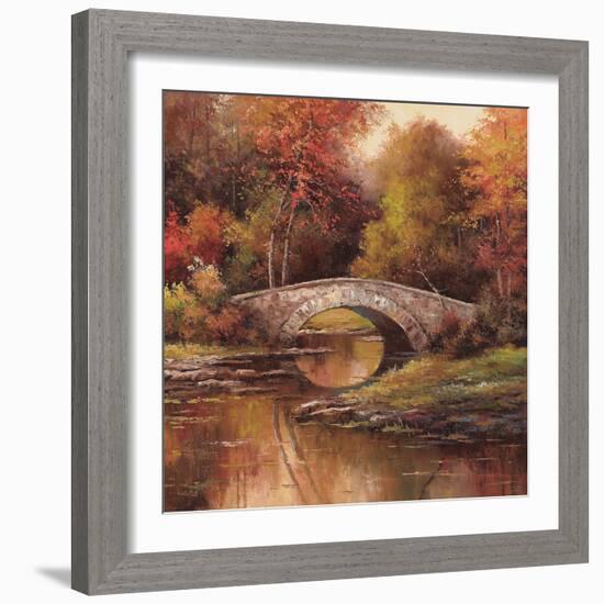 Stone Bridge-TC Chiu-Framed Art Print