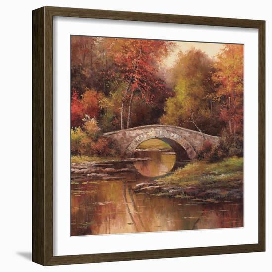 Stone Bridge-TC Chiu-Framed Art Print