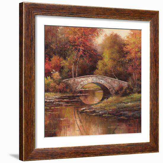 Stone Bridge-TC Chiu-Framed Art Print